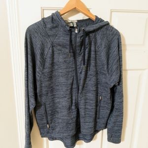 Athleta Navy Zip Up Hoodie